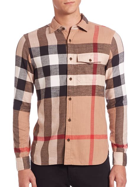 cheap burberry mens shirt|burberry men's shirts on sale.